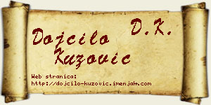 Dojčilo Kuzović vizit kartica